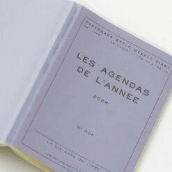 Hightide 2024 Les Agendas De L'Année Diary [A6] -Stationery Sale Shop 000000010152 20 l