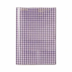 Hightide 2024 Gingham Monthly Diary [B6] -Stationery Sale Shop 000000010171 08 l