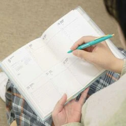 Hightide 2024 Woven Fabric Diary [B6] -Stationery Sale Shop 000000010192 33 l