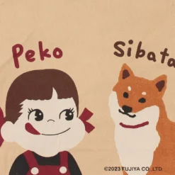 Fujiya Peko-chan & Shibata Shiba Inu Canvas Tote Bag 9 Fujiya Peko-chan & Shibata Shiba Inu Canvas Tote Bag -Stationery Sale Shop 11277211 1003