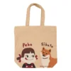 Fujiya Peko-chan & Shibata Shiba Inu Canvas Tote Bag