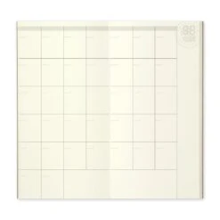 TRAVELER'S Company Notebook Refill 017 [Monthly Free Diary] -Stationery Sale Shop 14317006 b