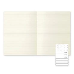 MD Paper Notebook Light 3-pack A4 [Lined, Grid, Plain] -Stationery Sale Shop 15216006 b 1
