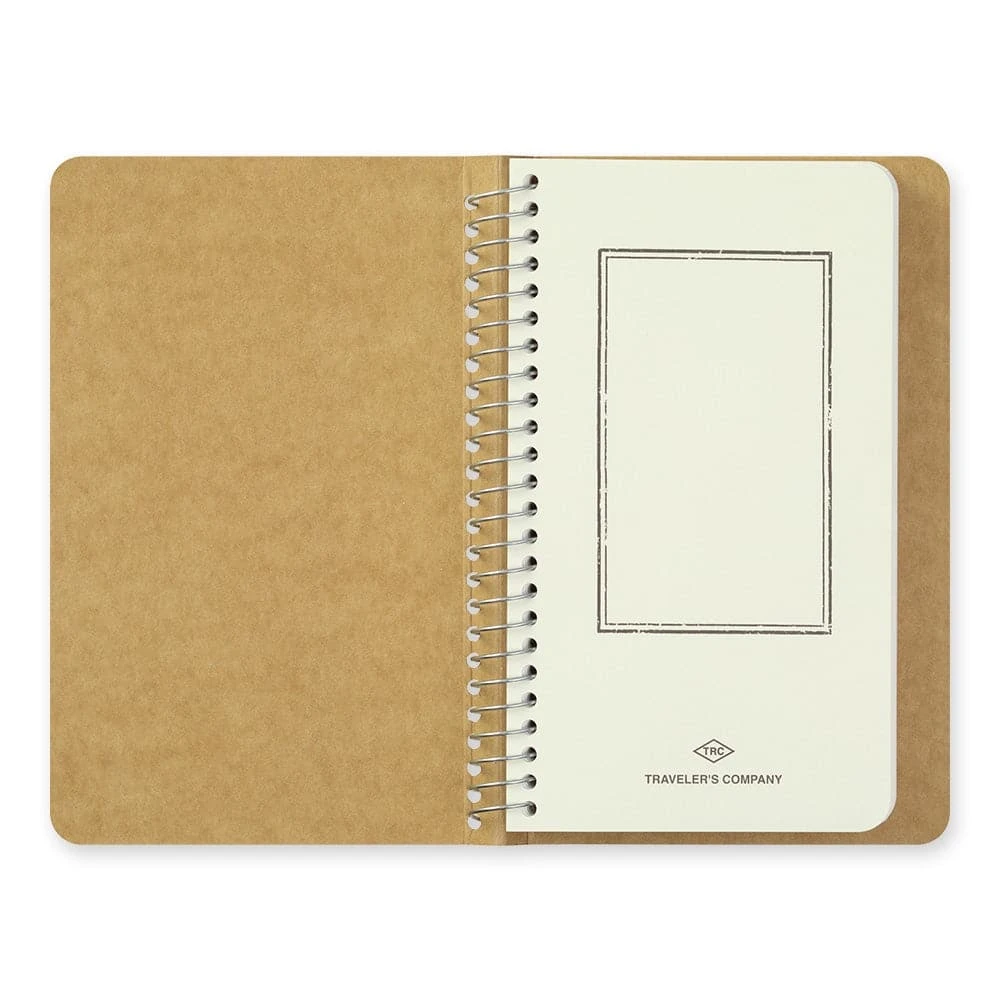 Traveler's Company Spiral Ring Notebook A6 Slim - MD White 2 Traveler's Company Spiral Ring Notebook A6 Slim - MD White - Image 2