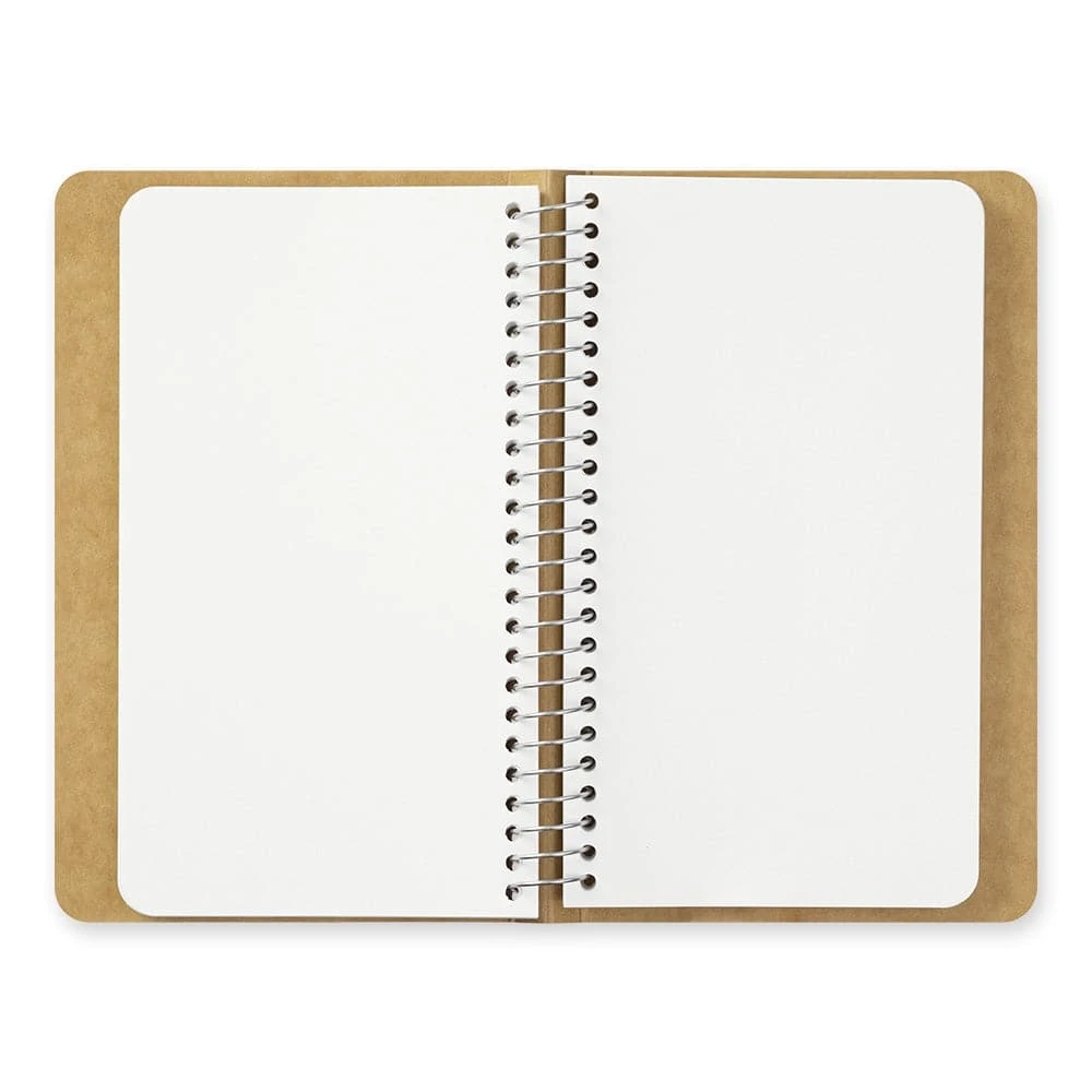 Traveler's Company Spiral Ring Notebook A6 Slim - MD White 3 Traveler's Company Spiral Ring Notebook A6 Slim - MD White - Image 3