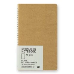 TRAVELER'S Company Spiral Ring Notebook A5 Slim [MD White]