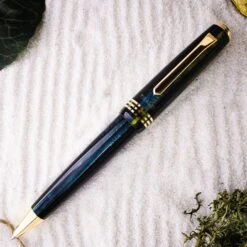 Tibaldi N60 Retro Zest Ballpoint Pen, Gold Trim