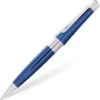 Cross® Cross Beverly Ballpoint Pen, Cobalt Blue & Chrome