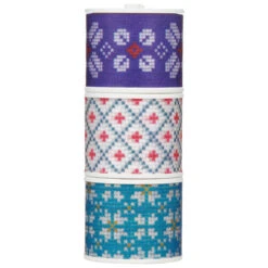 Kokuyo Bobbin 'Washi' Masking Tape Embroidery [3 Rolls]