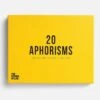 The School Of Life 20 Aphorisms