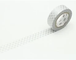 MT Masking Tape, Dot Silver