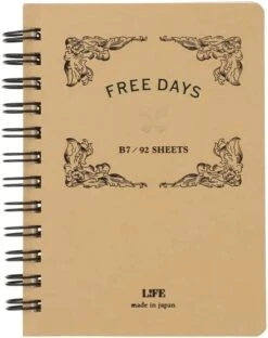 LIFE Free Days Ring Notebook [B7] -Stationery Sale Shop 41nlLHdryqL. AC