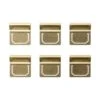 TRAVELER'S Company Brass Index Clips