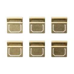 TRAVELER'S Company Brass Index Clips
