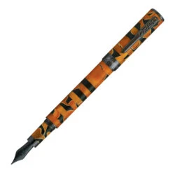 Conklin Stylograph Mosaic Fountain Pen, Orange & Black