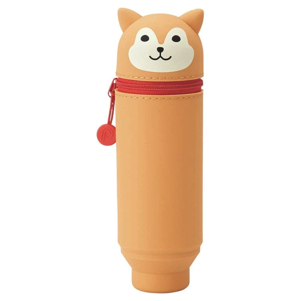 LIHIT LAB PuniLabo Stand Pencil Case - Shiba 2 LIHIT LAB PuniLabo Stand Pencil Case - Shiba - Image 2
