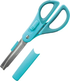 Kokuyo Hakoake 2Way Scissors + Cutter -Stationery Sale Shop 51AwVCYQj L. AC SL1500