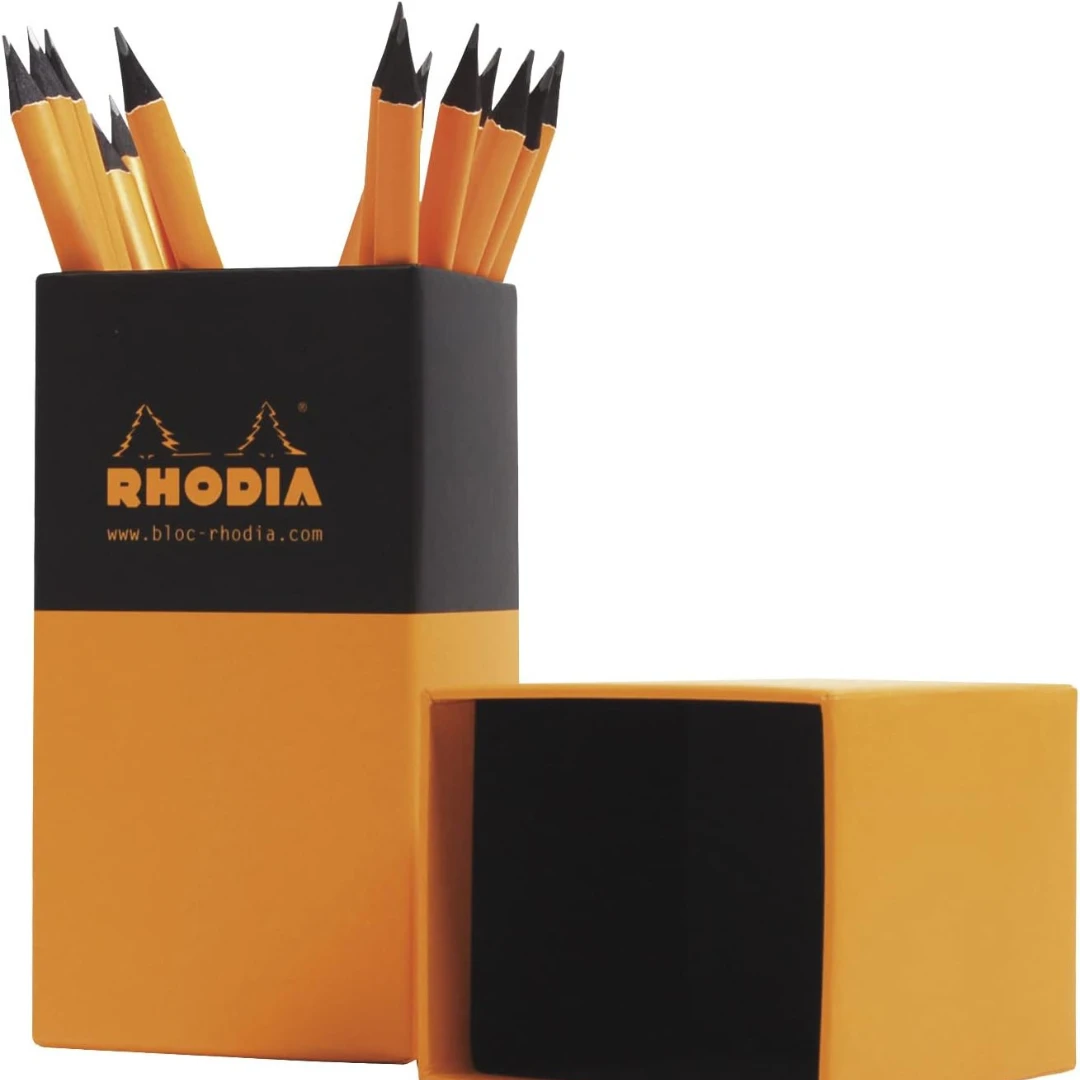Rhodia No. 2 Pencil Orange 4 Rhodia No. 2 Pencil Orange - Image 4