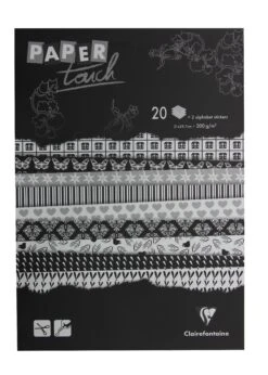 Clairefontaine Paper Touch- Printed Sheets- Black And White