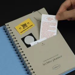 Paperian Archive Undated Weekly Planner -Stationery Sale Shop Archive Spiral Undated Weekly Planner V2 02 92993