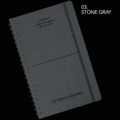 Paperian Archive Undated Weekly Planner -Stationery Sale Shop Archive Spiral Undated Weekly Planner V2 11 39510