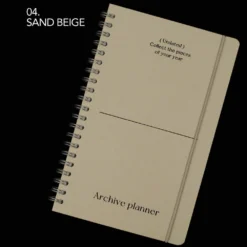 Paperian Archive Undated Weekly Planner -Stationery Sale Shop Archive Spiral Undated Weekly Planner V2 12 91872