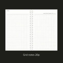 Paperian Archive Undated Weekly Planner -Stationery Sale Shop Archive Spiral Undated Weekly Planner V2 21 53054