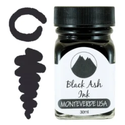 Monteverde 30ml Fountain Pen Ink Bottle, Black Ash