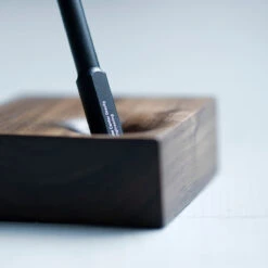 HMM Walnut Block Pen Stand -Stationery Sale Shop Block1200X1200 18