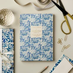 Wanderlust Blue Flora Weekly Planner