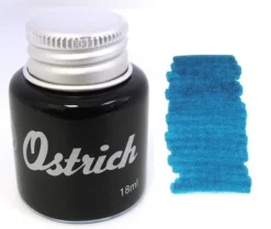 Ostrich Fountain Pen Ink Bottle, 18ml, Blue Moon Lake