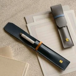 Ystudio Classic Reflect Pen Pouch 12 Ystudio Classic Reflect Pen Pouch -Stationery Sale Shop ClassicReflect 1PenPouch Blue Grey