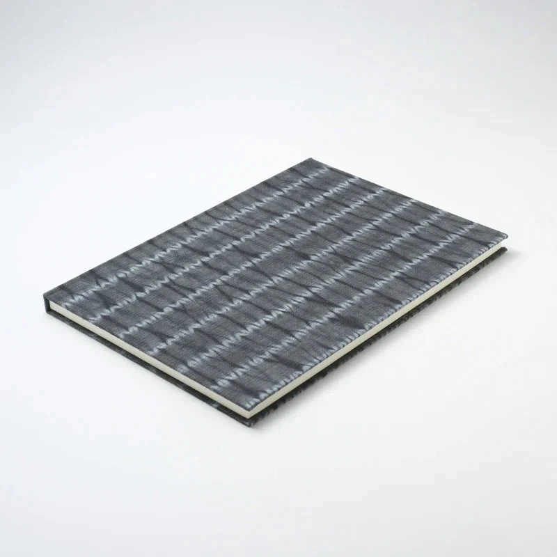 Kakimori A5 Notebook - Y. & SONS - Katakai Shibori Stripe 2 Kakimori A5 Notebook - Y. & SONS - Katakai Shibori Stripe - Image 2