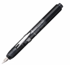 Platinum Curidas Retractable Fountain Pen, Graphite Smoke