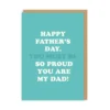 Ohh Deer 'Happy Father's Day. So Proud You Are My Dad!' Greeting Card