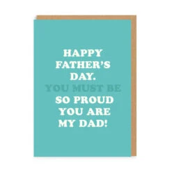 Ohh Deer 'Happy Father's Day. So Proud You Are My Dad!' Greeting Card