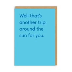Ohh Deer Well That's Another Trip Around The Sun Greeting Card
