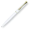 Diplomat Traveller Ballpoint Pen, Snow White & Gold