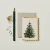 Wanderlust Christmas Tree Mini Card