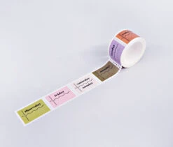 The Completist Squiggle Days Of The Week Stamp Washi Tape