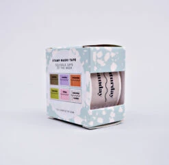 The Completist Squiggle Days Of The Week Stamp Washi Tape -Stationery Sale Shop WS017 SQUIGGLE DAYS OF THE WEEK 6