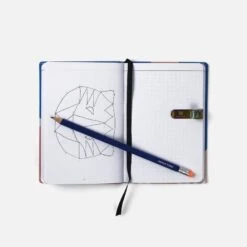 Papier Tigre Canvas Notebook (A6, Dot-Grid) - Dune -Stationery Sale Shop a6 canvas notebook dune 10