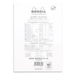 Rhodia No.16 Head Stapled Pad (A5, Lined) -Stationery Sale Shop big 16601c 3