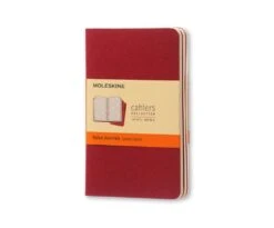 Moleskine Red Large Ruled Cahier (Pack Of 3)