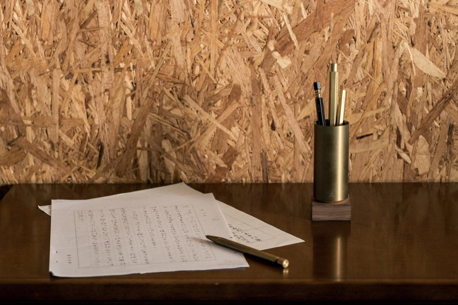 Ystudio Classic Brass Pen Container 5 Ystudio Classic Brass Pen Container - Image 5