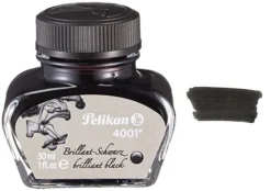 Pelikan 4001 Fountain Pen Ink Bottle, 30ml, Brilliant Black