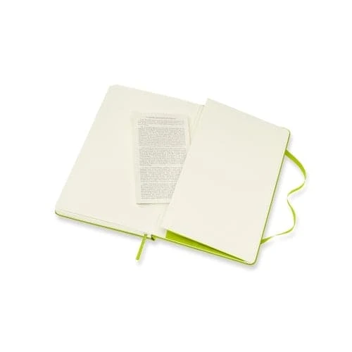 Moleskine Classic Notebook - Lemon Green, Large 4 Moleskine Classic Notebook - Lemon Green, Large - Image 4