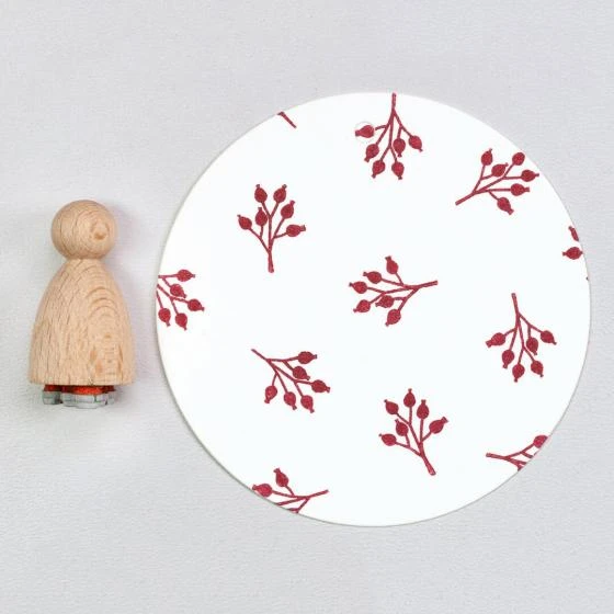 Perlenfischer Stamp - Rose Hip 1 Perlenfischer Stamp - Rose Hip