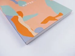 The Completist Lava Lay Flat Notebook (A5) -Stationery Sale Shop flnb021 lava 2