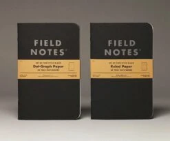 Field Notes 'Pitch Black' Notebook A5 [2 Pack]